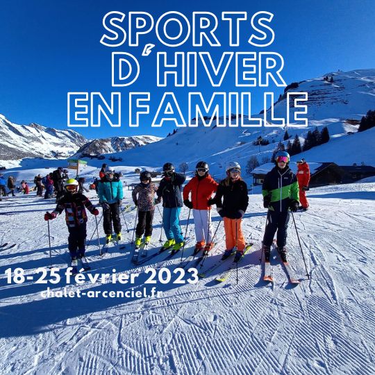 Sports d'hiver en famille